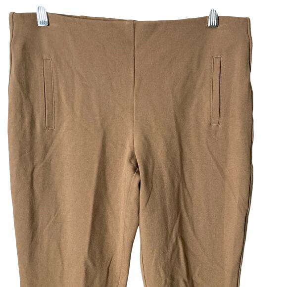 Chicos Ankle Pants Womens Size Small 8 Brown Stretch - Picture 3 of 7